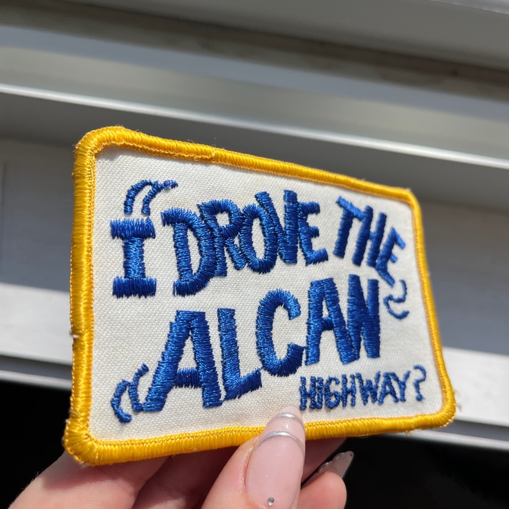 3/$30 🌟 Vintage Embroidered Alcan Highway Patch - Picture 2 of 6
